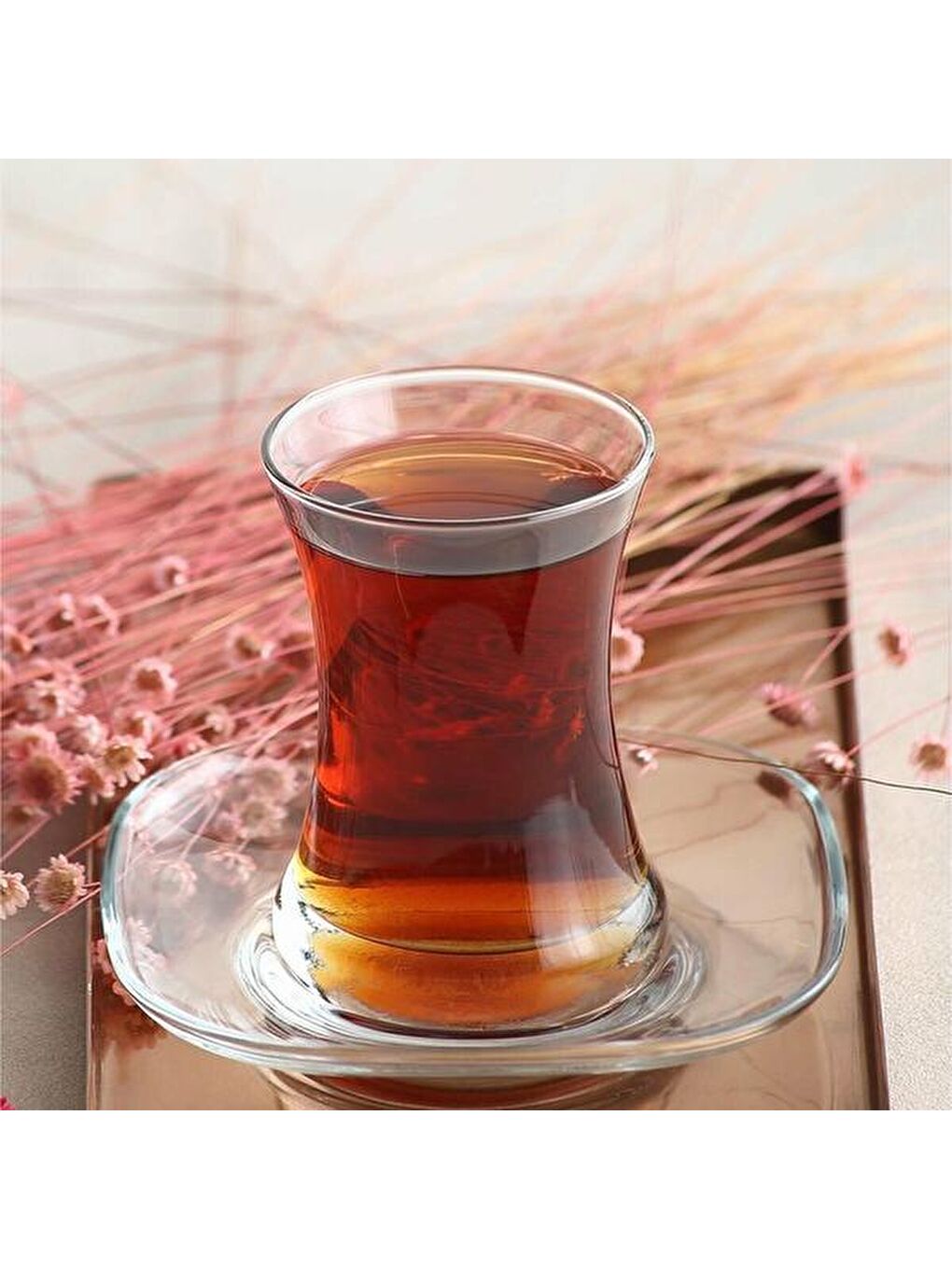 Renksiz Nez 6'lı Çay Bardağı - 155 ml-2