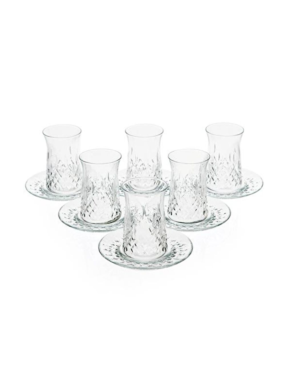 LAV Renksiz Odin 12 Parça Çay Seti - 170 ml - 1