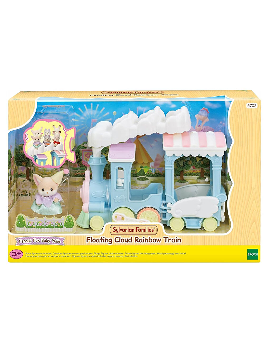 Sylvanian Families Renksiz Uçan Bulutlu Gökkuşağı Treni 5702