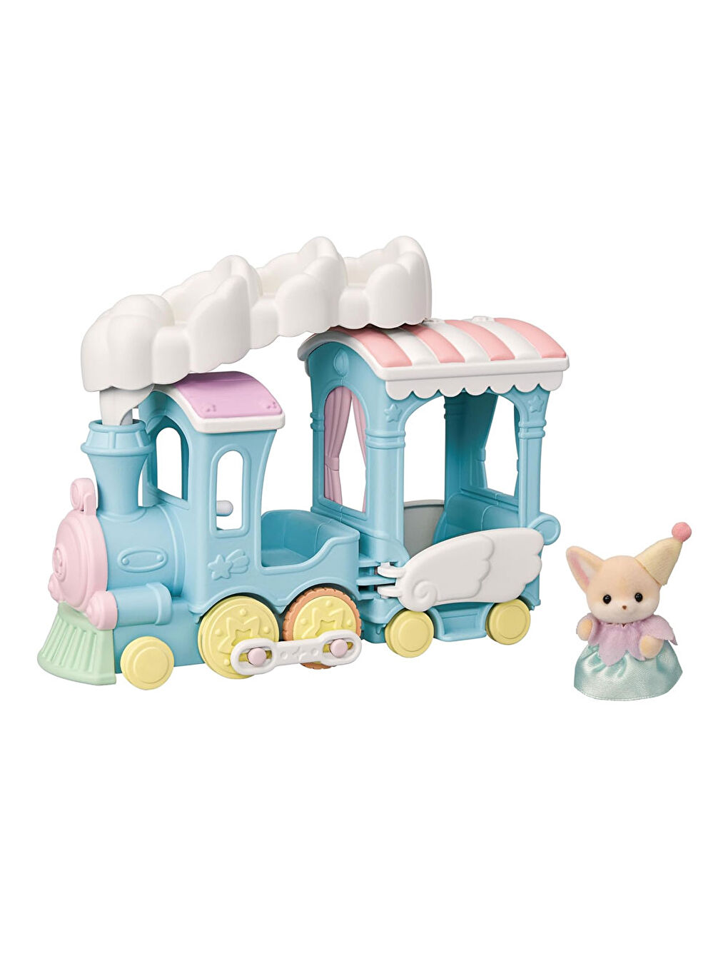 Sylvanian Families Renksiz Uçan Bulutlu Gökkuşağı Treni 5702 - 2