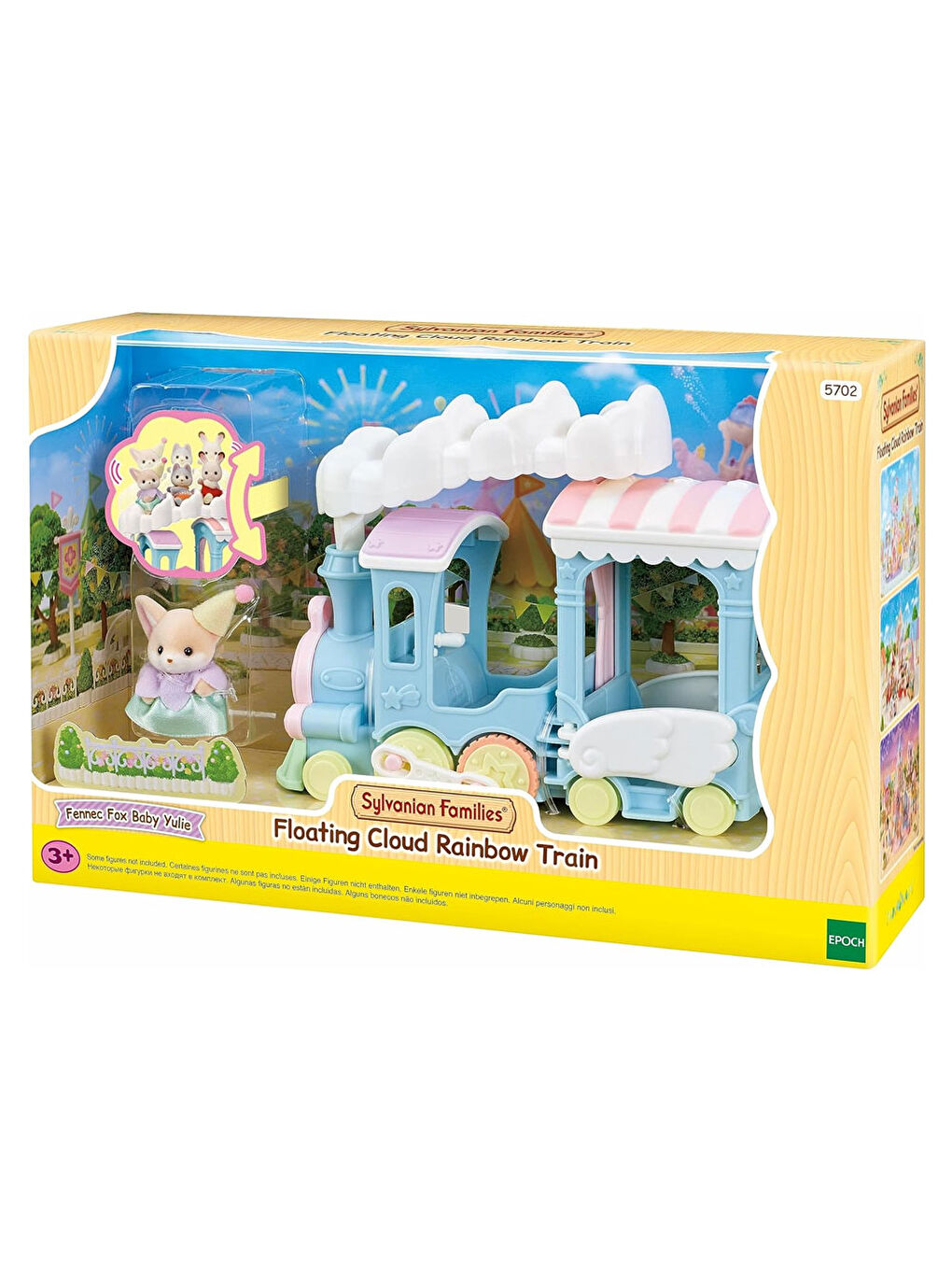 Sylvanian Families Renksiz Uçan Bulutlu Gökkuşağı Treni 5702 - 3