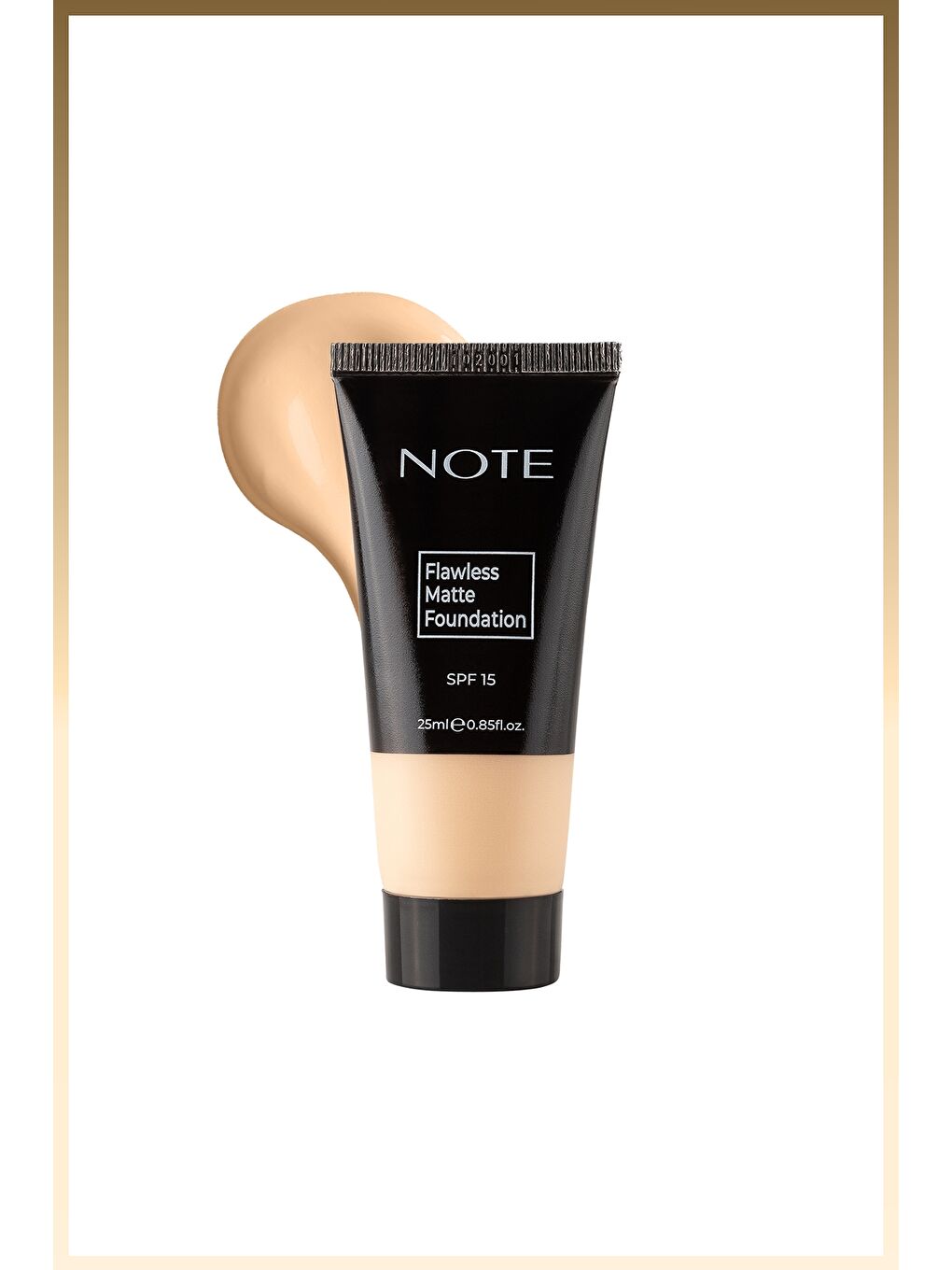 Flawless Matte Foundation SPF 15 Yoğun Kapatıcı Mat Bitişli Fondöten - 02 Orta-2