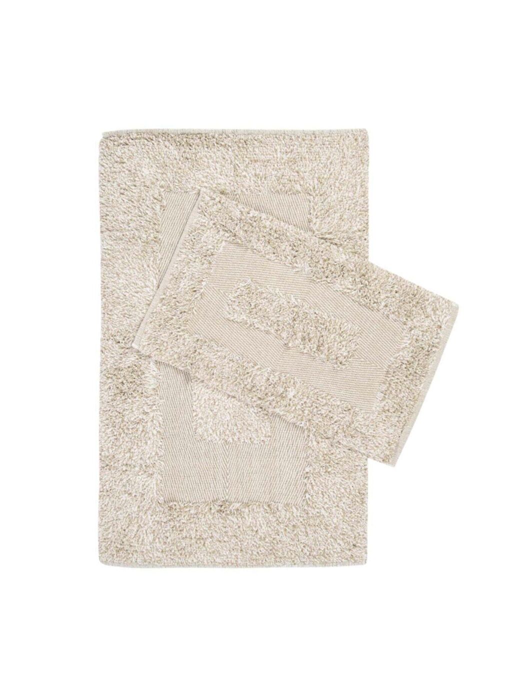 Kahverengi Vivian %100 Pamuk Banyo Paspası 2'li Kahve 40x60+60x90-2