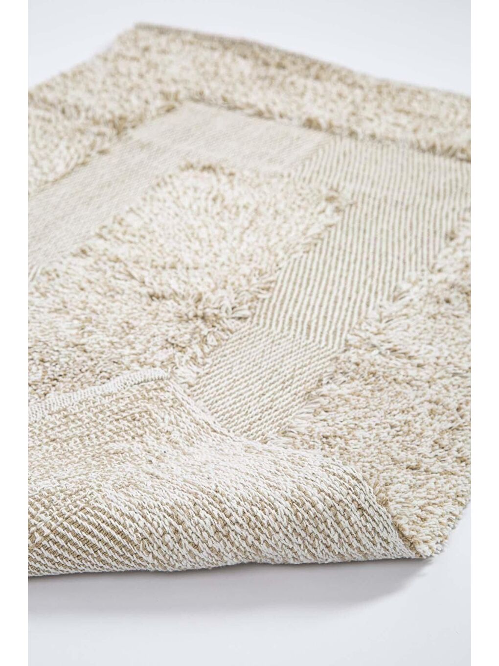 Kahverengi Vivian %100 Pamuk Banyo Paspası 2'li Kahve 40x60+60x90-3