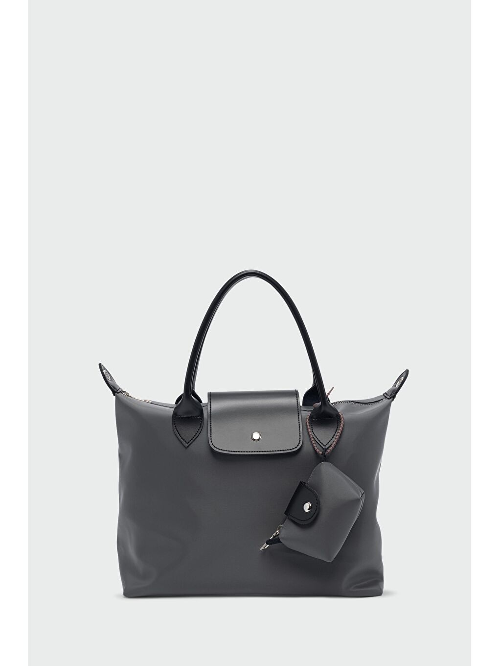 Booster Charmlı Omuz Çantası Antrasit