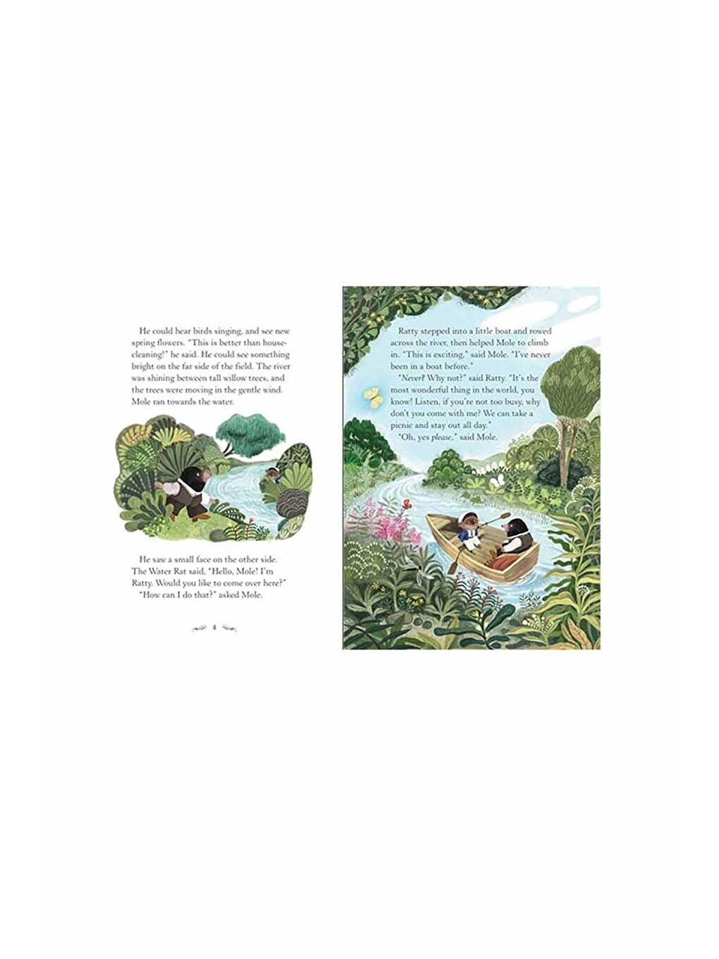 The Usborne Beyaz-Renklibaskı The Wind in the Willows - 1