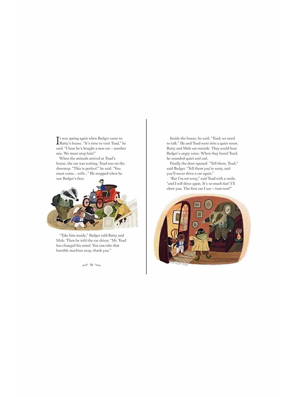 The Usborne Beyaz-Renklibaskı The Wind in the Willows - 2