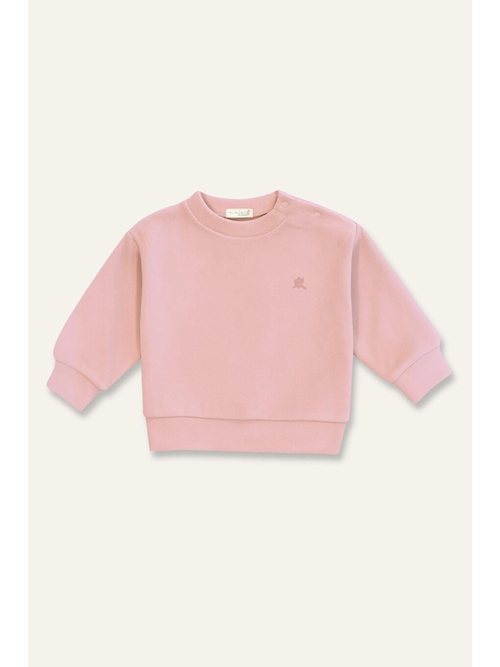 Kız Çocuk Polar İkili Takım - Pembe-1