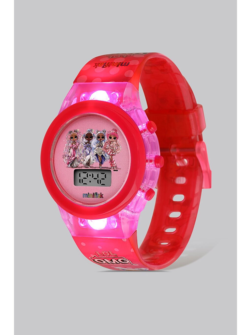 LOL Surprise! Lisanslı OMG7221 Pembe Işık Çocuk Kol Saati-1