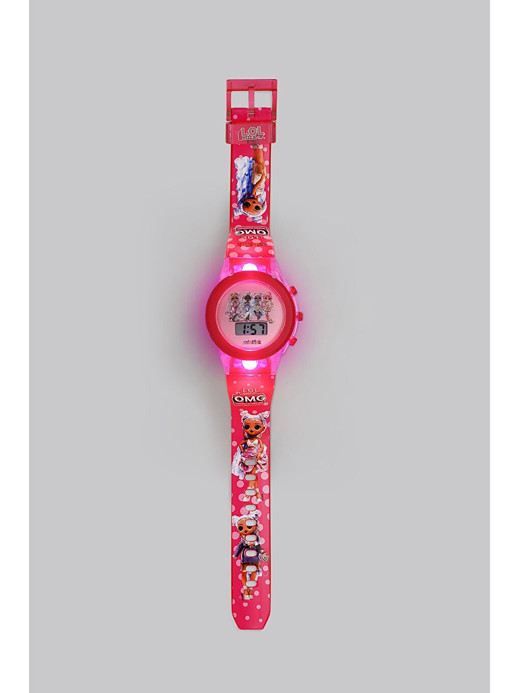 LOL Surprise! Lisanslı OMG7221 Pembe Işık Çocuk Kol Saati-2