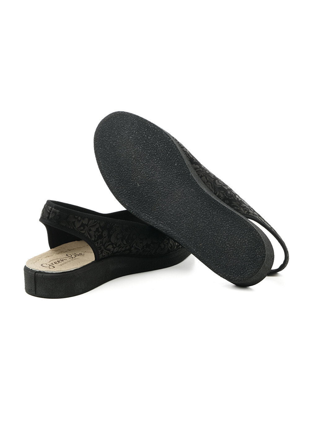 Siyah Kadın Sandalet 983 STRETCH WOMEN'S FOOTWEAR Black-4