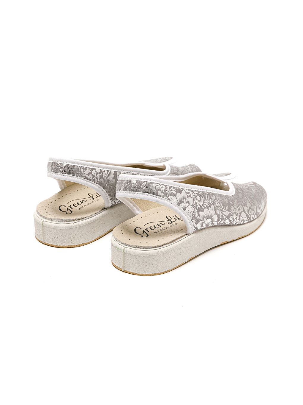 Gri Kadın Sandalet 983 STRETCH WOMEN'S FOOTWEAR Silver-4