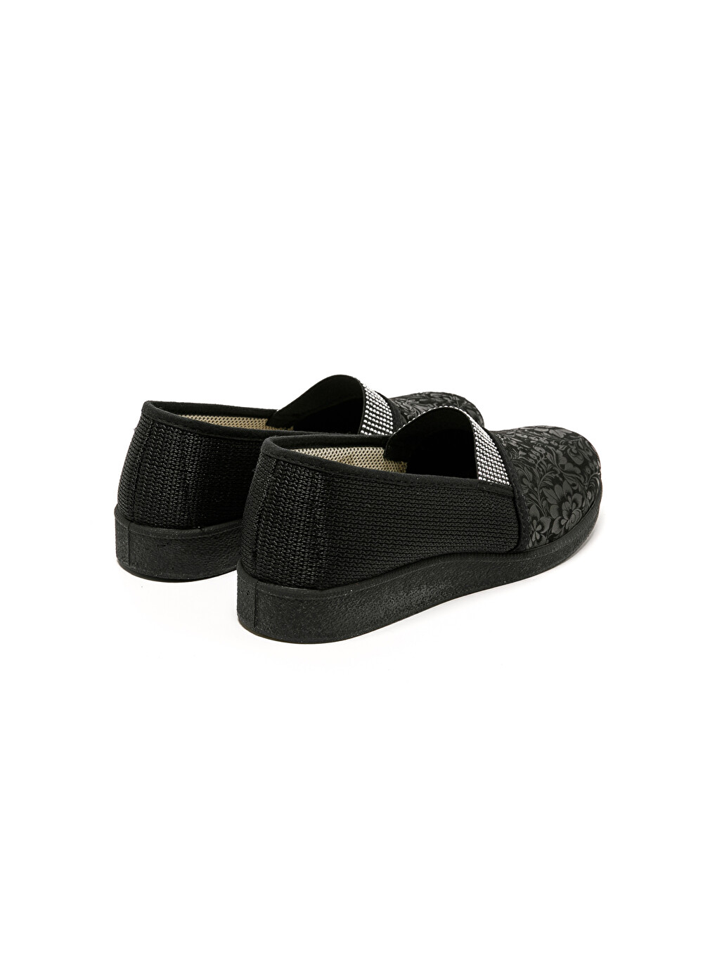 Siyah Kadın Sandalet 7827 STRETCH WOMEN'S FOOTWEAR Black-2