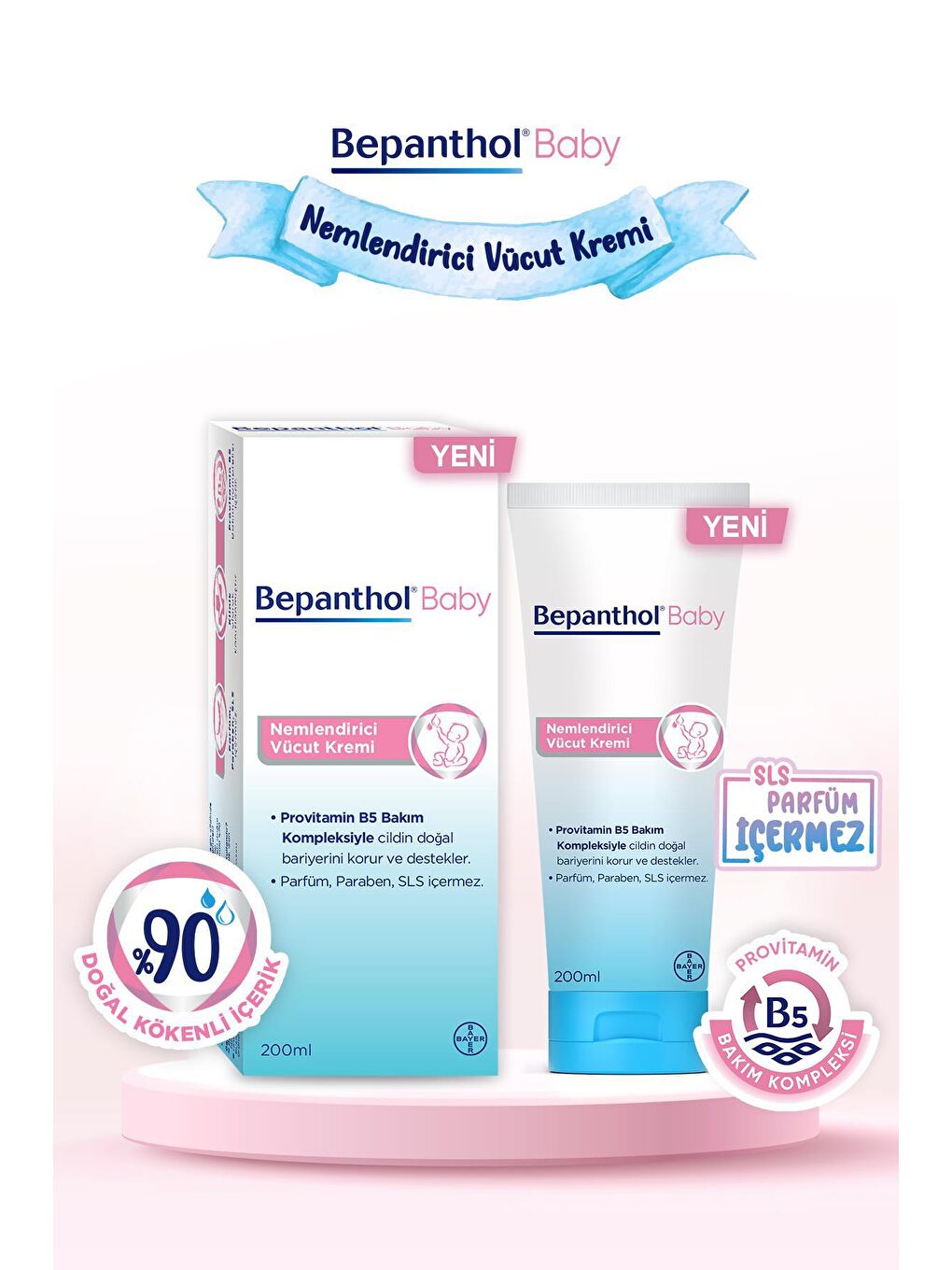 Bepanthol Şeffaf Baby Vücut Şampuan 400 ml + Baby Nemlendirici Vücut Kremi 200 ml - 4