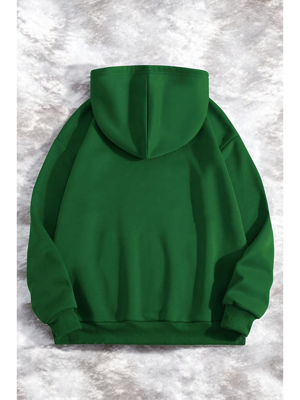 uyguntarz Yeşil Yaramaz Kedi Baskılı Oversize Sweatshirt - 1