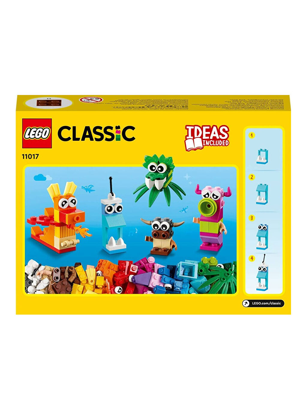 Lego Renksiz Classic Yaratıcı Canavarlar 11017 - 1