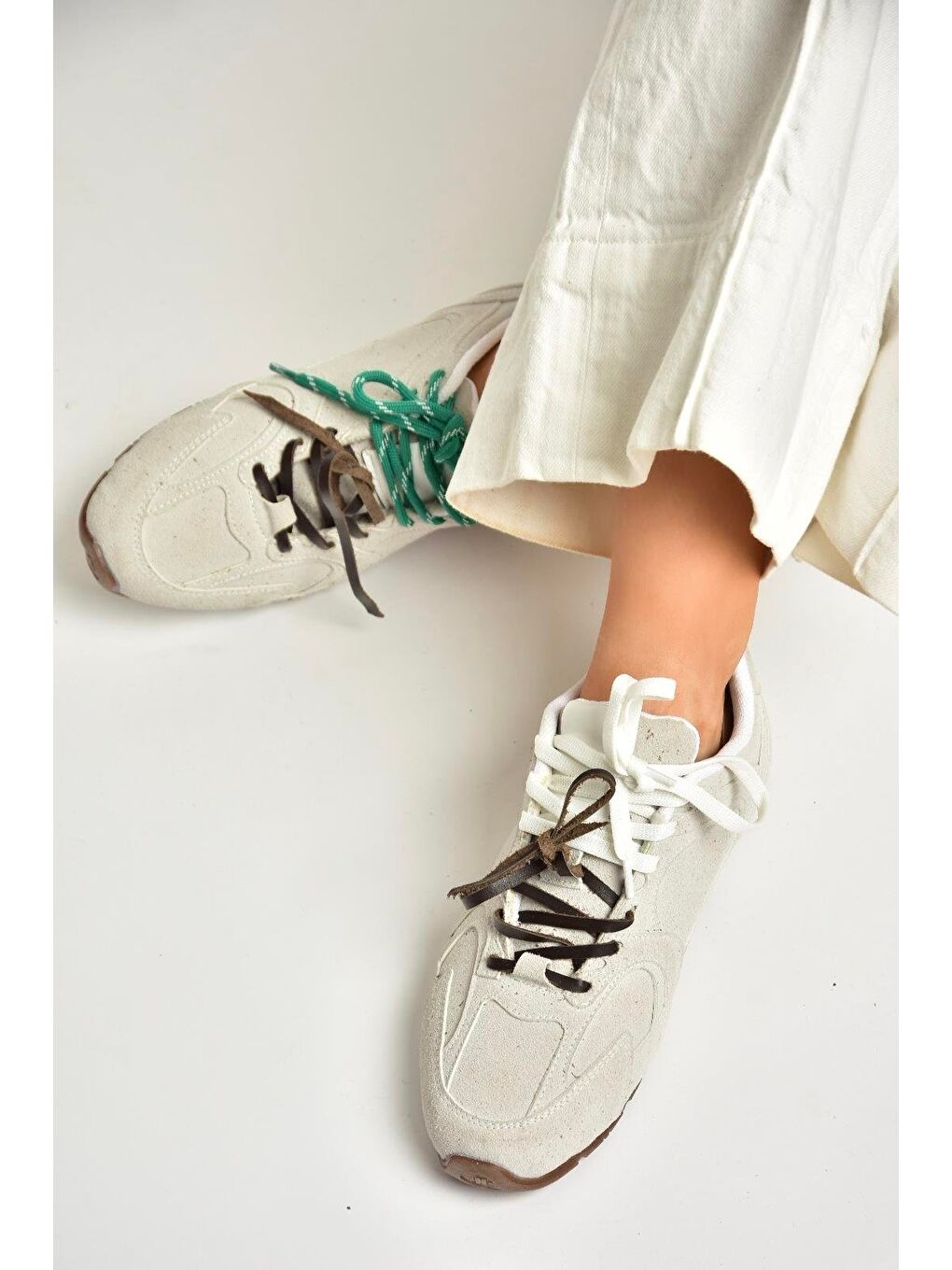 U8461440 Gri Kadın Sneakers-2