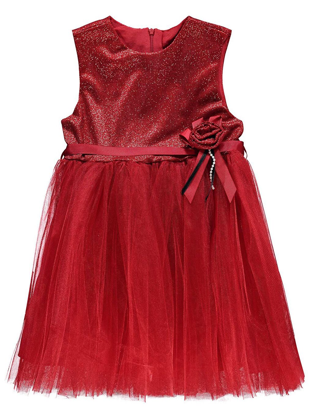 Girls Kız Çocuk Abiye 6-9 Yaş Kırmızı