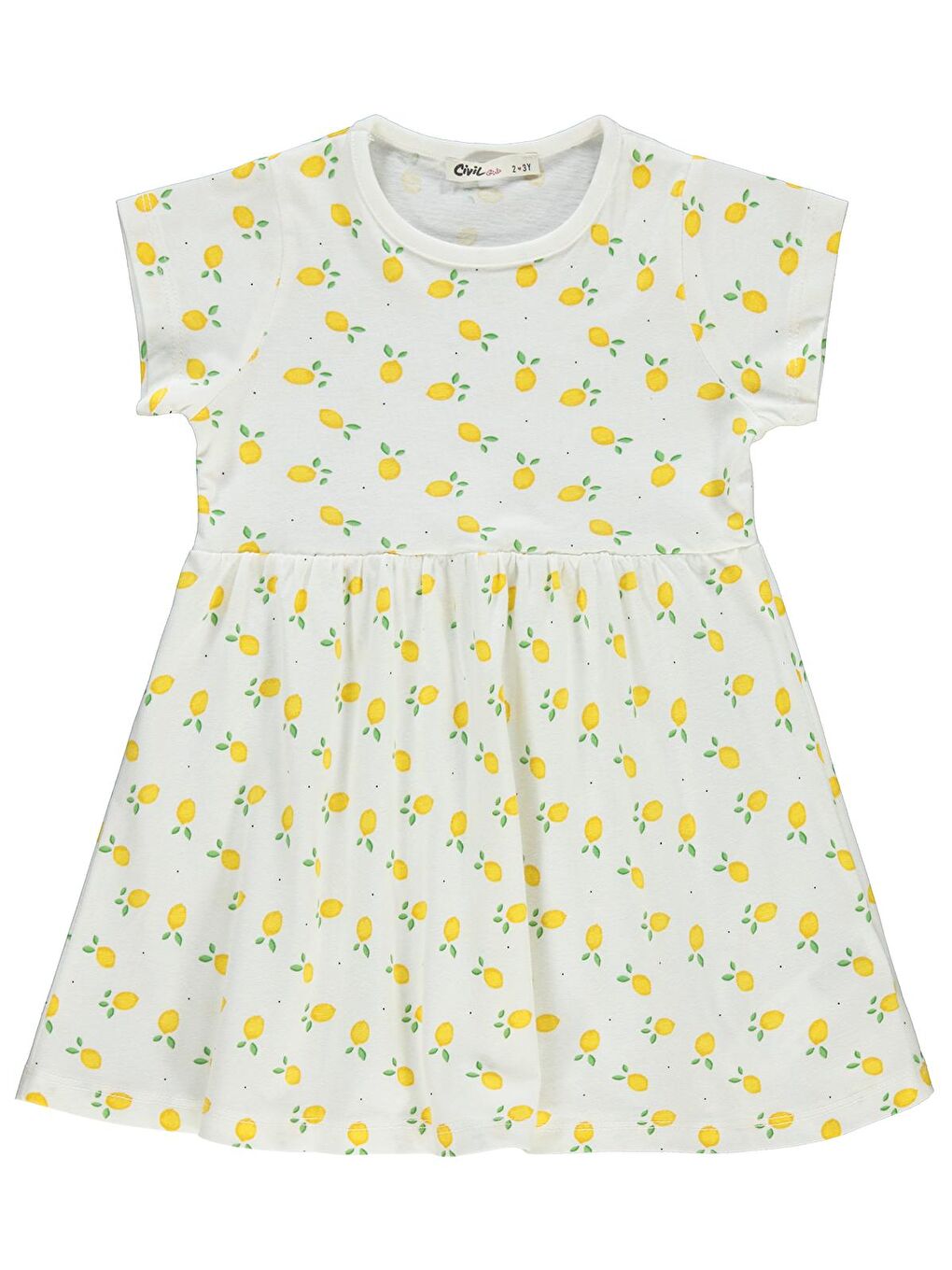 Girls Kız Çocuk Elbise 2-5 Yaş Ekru