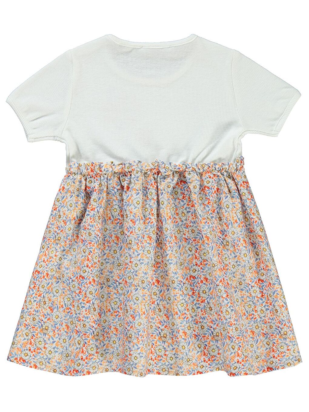 Girls Kız Çocuk Elbise 2-5 Yaş Mercan-1