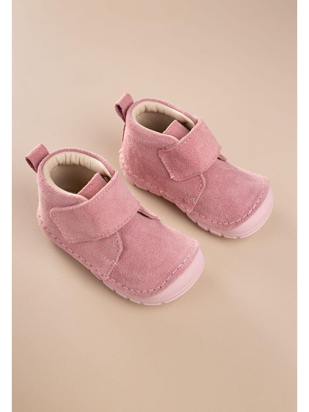 Pembe Bebe İlk Adım Ayakkabısı Somon-1