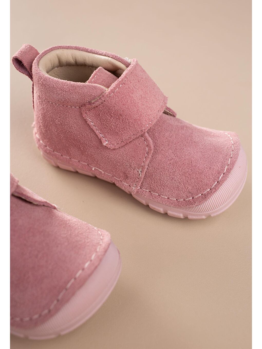 Pembe Bebe İlk Adım Ayakkabısı Somon-2