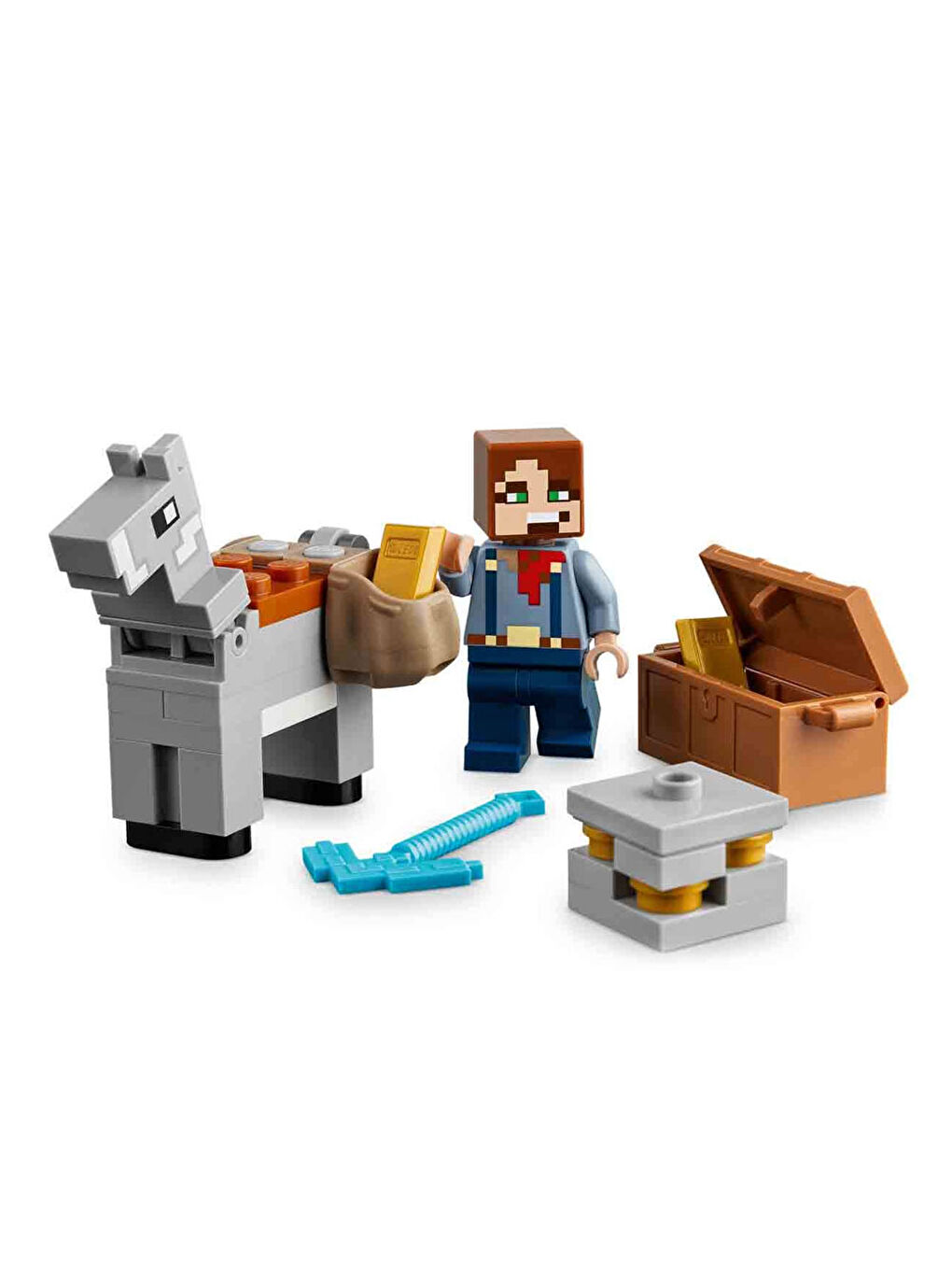 Lego Renksiz Minecraft Çorak Arazi Maden Kuyusu Video Oyunu Oyuncağı 21263 - 3