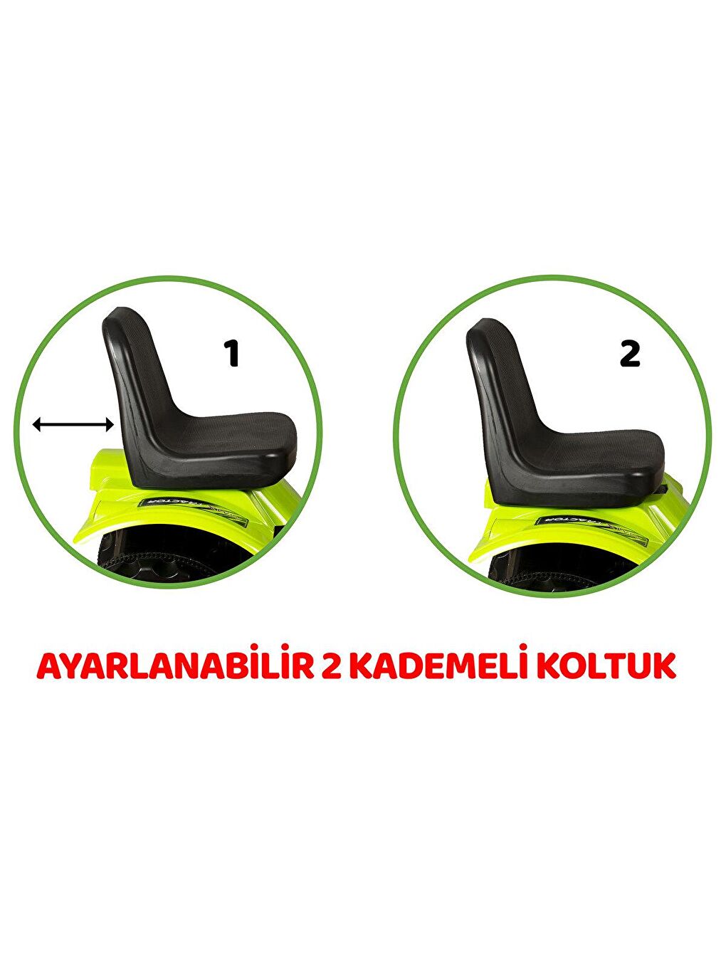 Micromax Karışık Zincirli Pedallı Traktör - 1