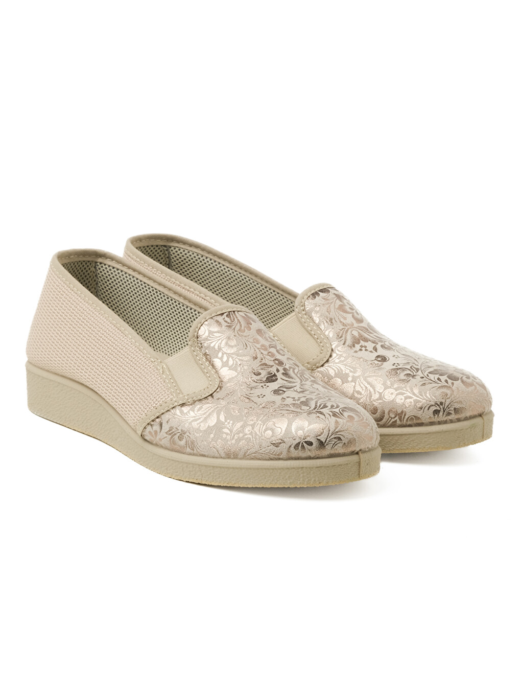 Bej Kadın Klasik Ayakkabı 956 STRETCH WOMEN'S FOOTWEAR Beige-2