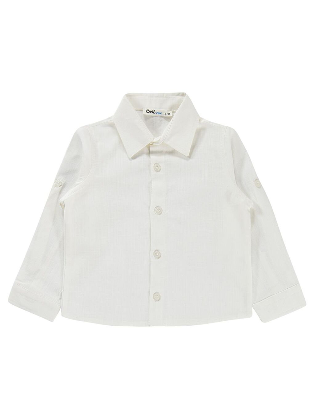 Boys Erkek Çocuk Papyonlu Yelekli 2-5 Yaş Gömlek - Bej-1