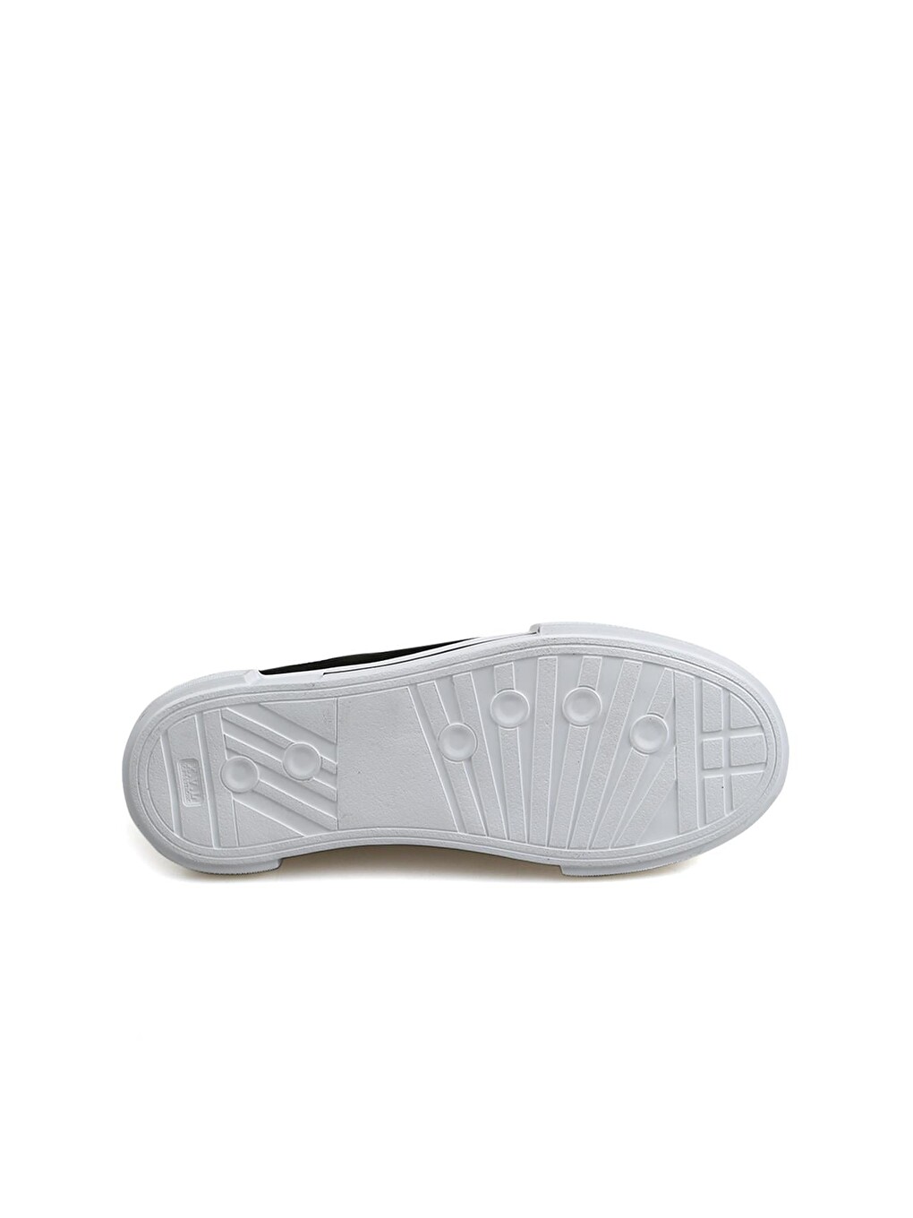 Siyah %100 Deri Havuzlu Taban Sneaker Ayakkabı-3