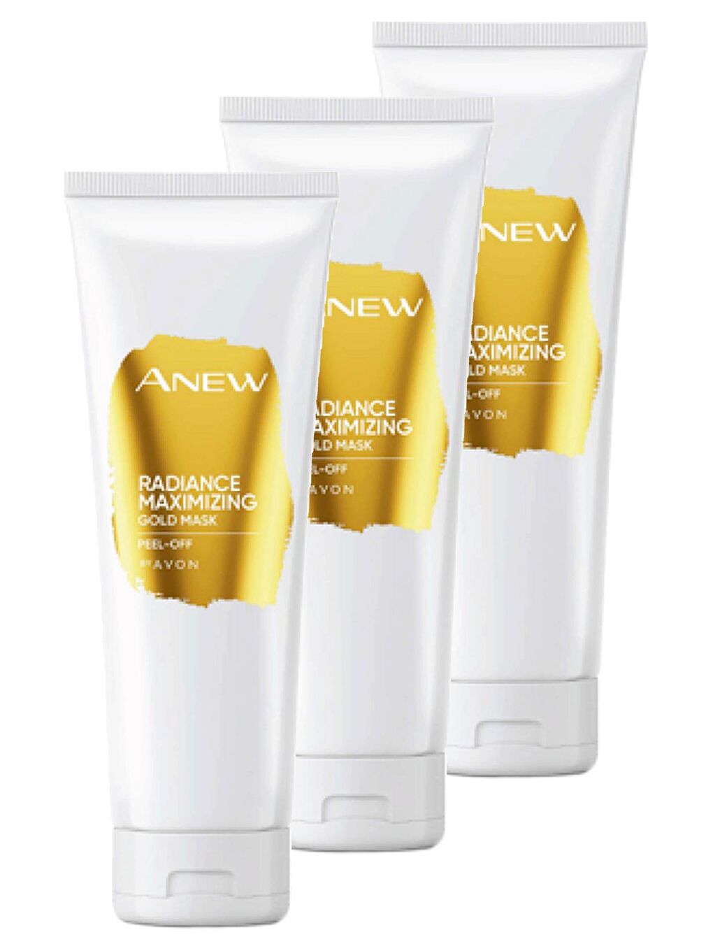 AVON Renksiz Anew Radiance Maximising Gold Yüz Maskesi 75 Ml. Üçlü Set