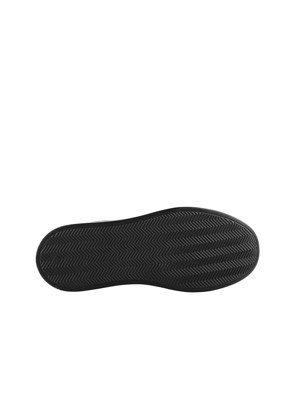 Siyah %100 Deri Bağcıklı Günlük Sneaker Ayakkabı-3