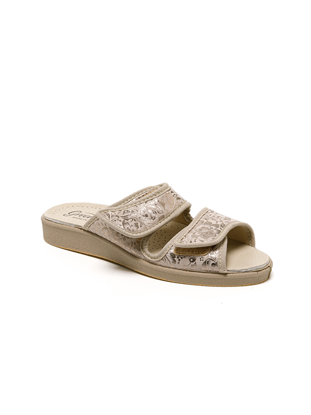 Bej Kadın Sandalet 5688 STRETCH WOMEN'S FOOTWEAR Beige-1