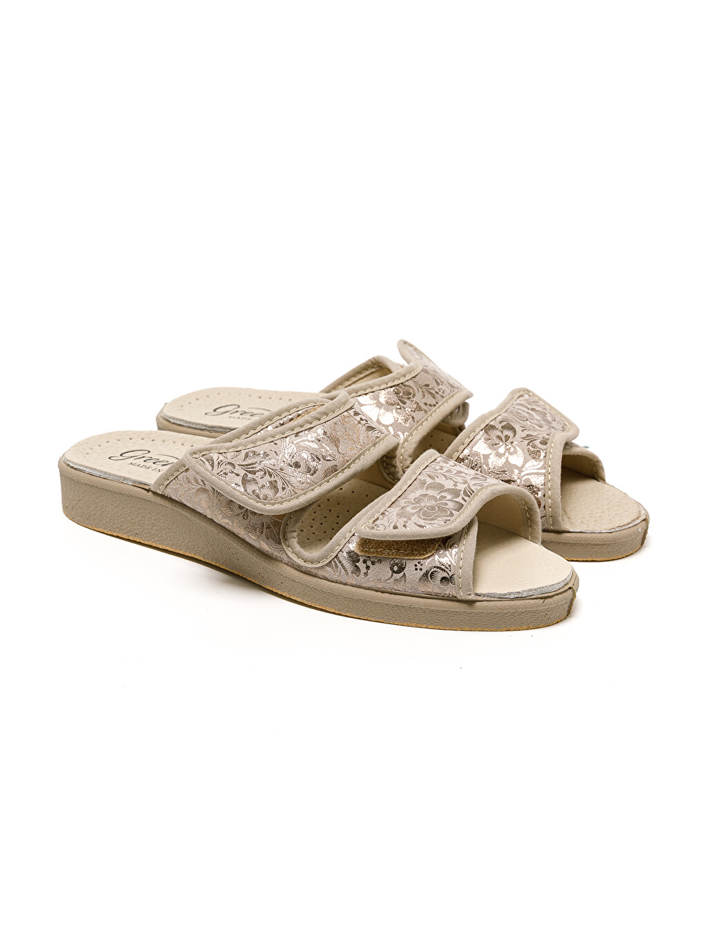 Bej Kadın Sandalet 5688 STRETCH WOMEN'S FOOTWEAR Beige-2