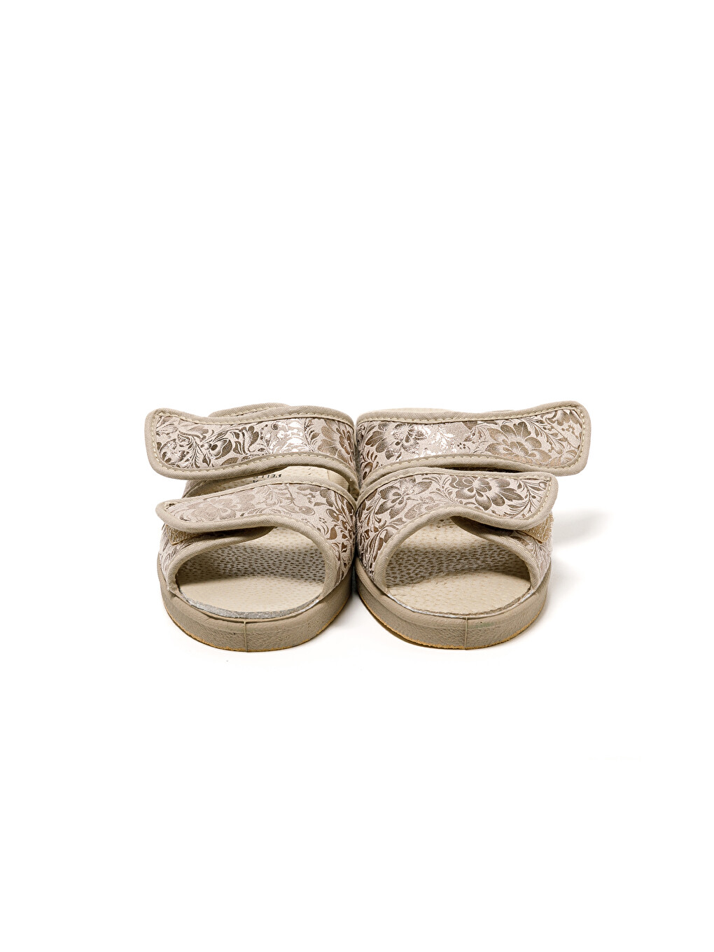 Bej Kadın Sandalet 5688 STRETCH WOMEN'S FOOTWEAR Beige-3