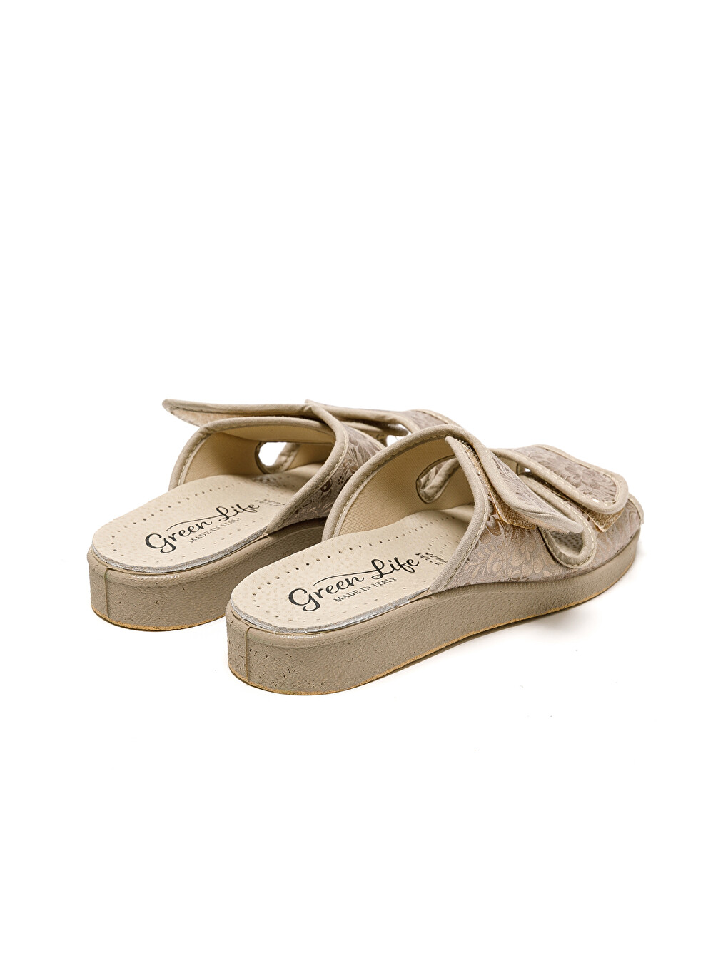 Bej Kadın Sandalet 5688 STRETCH WOMEN'S FOOTWEAR Beige-4