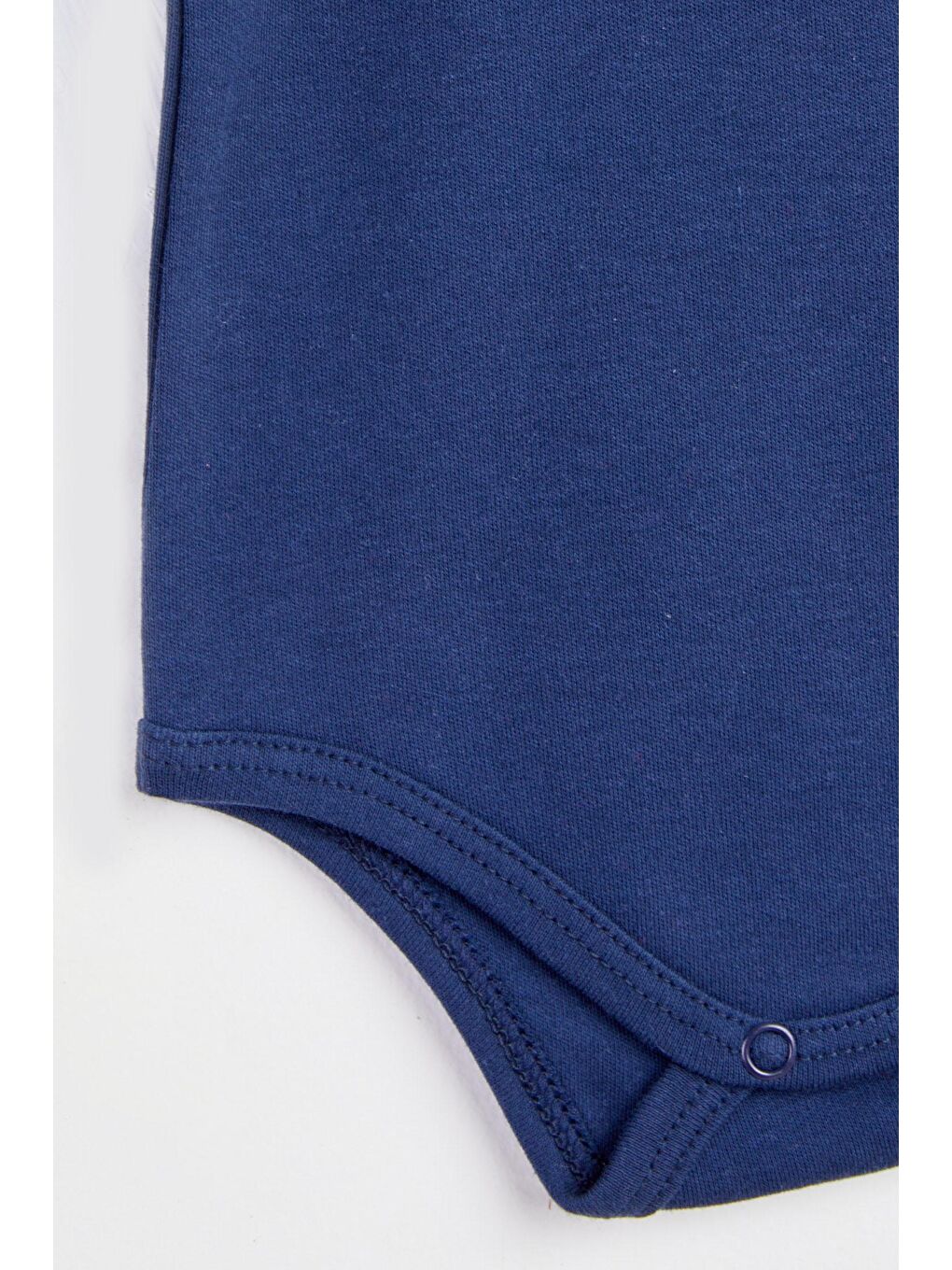 Lacivert Yenidoğan Uzun Kollu Çıtçıtlı Body  - 24879-1