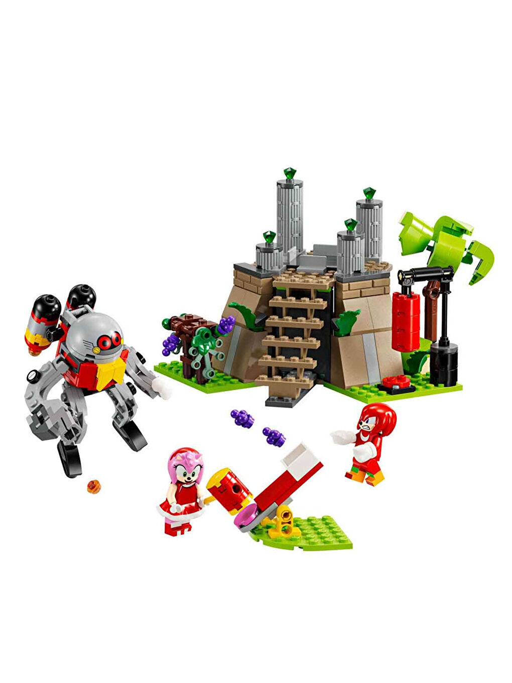 Lego Renksiz Sonic The Hedgehog Knuckles ve Master Emerald Tapınağı 76998 - 4