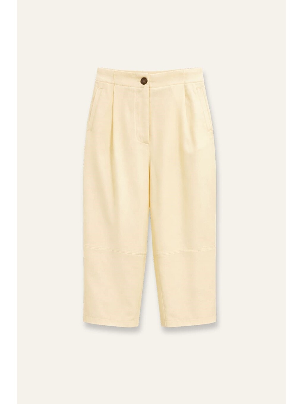 Ekru Erkek Çocuk Baggy Pantolon  - Krem