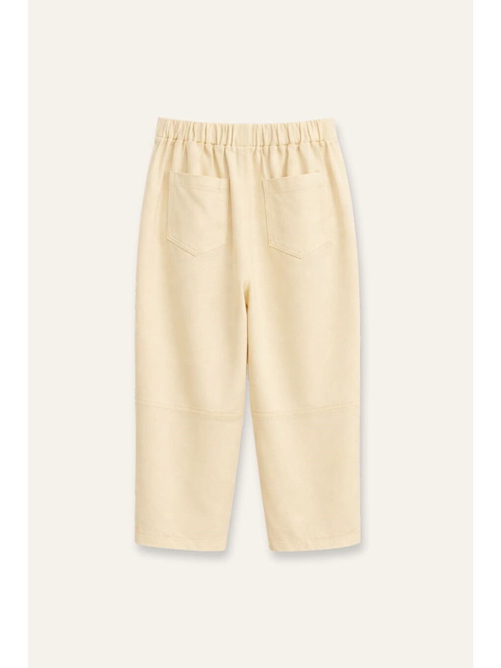 Ekru Erkek Çocuk Baggy Pantolon  - Krem-1