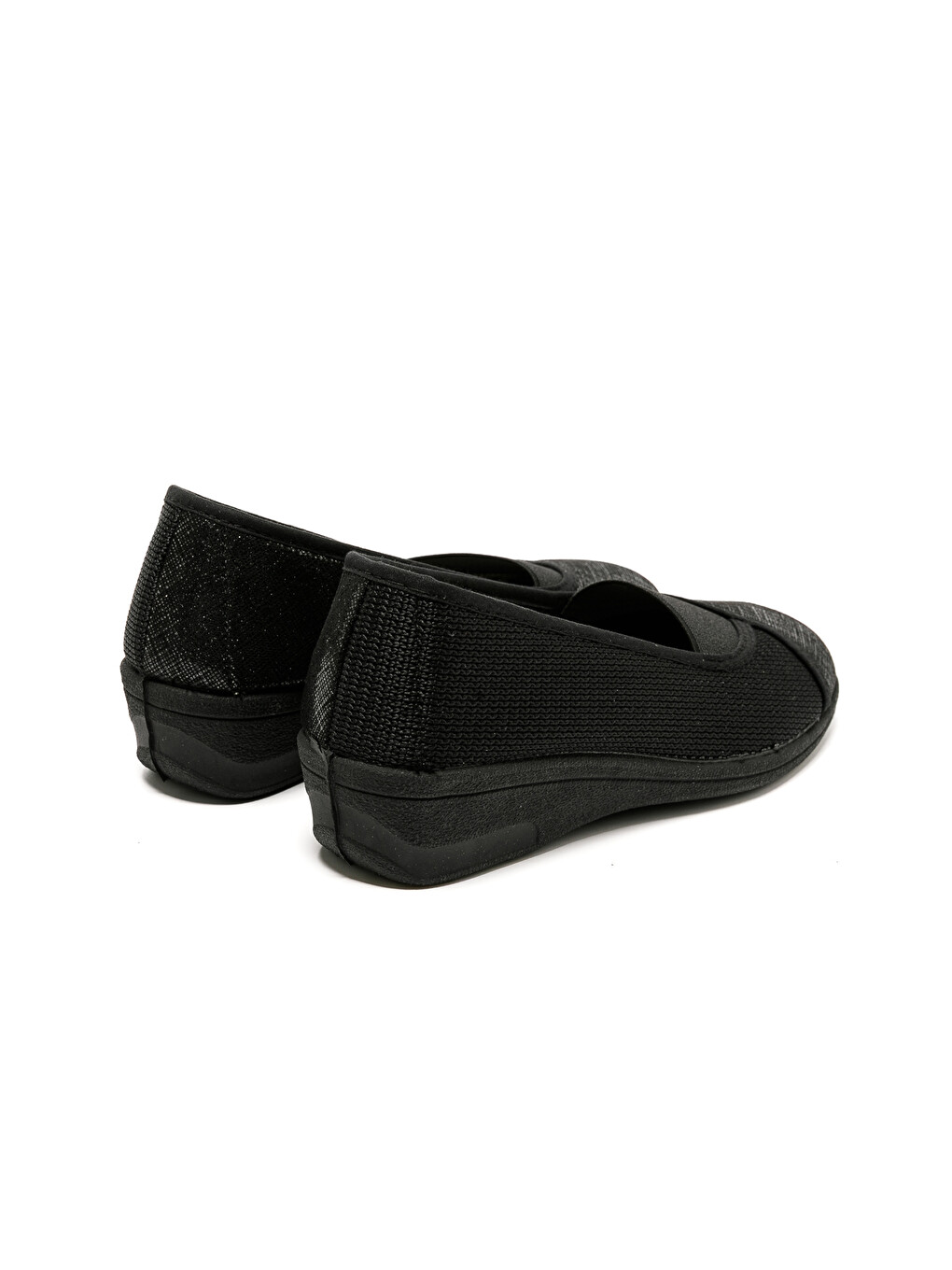 Siyah Kadın Klasik Ayakkabı 7337 STRETCH WOMEN'S FOOTWEAR Black-4