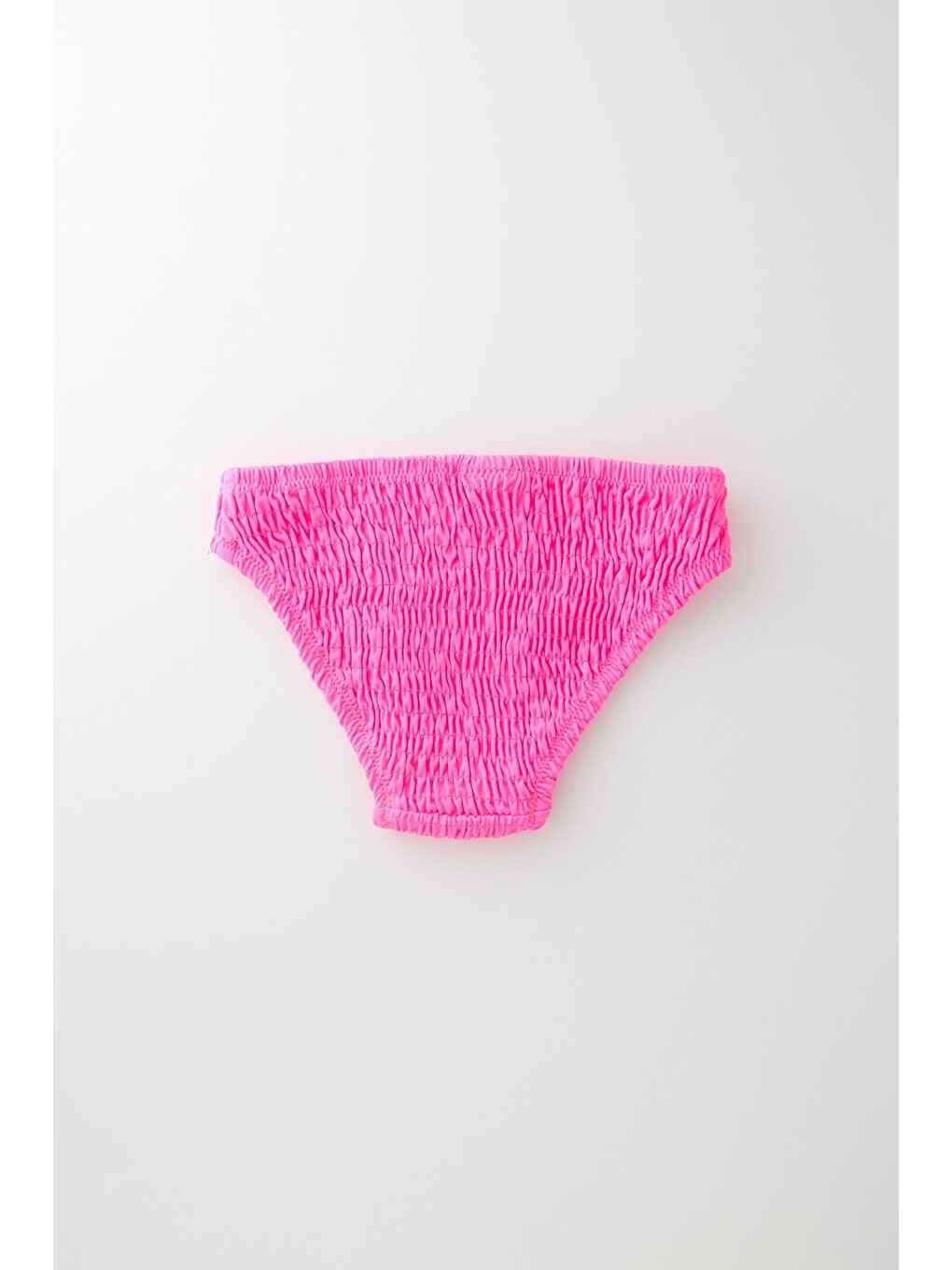 Kız Çocuk Pembe Renkli Gipe Detaylı Bikini Takım-3
