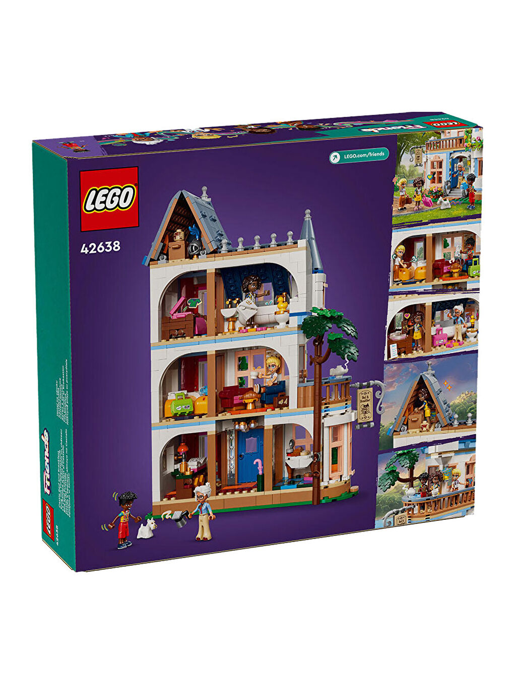 Lego Renksiz Friends Kale Pansiyon Otel Oyun Seti 42638 - 2