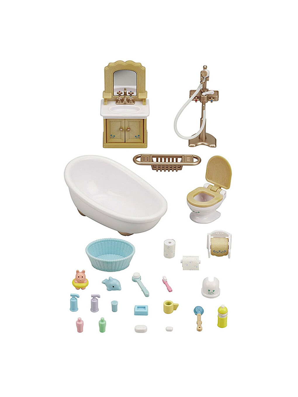 Sylvanian Families Renksiz Banyo Seti 5286