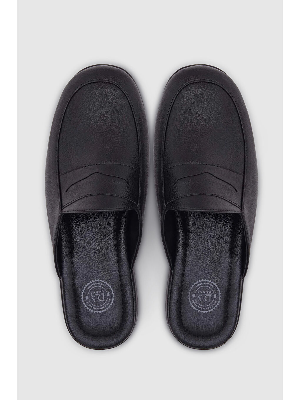 Siyah Erkek Misafir Ev  Çeyizlik Terlik-1