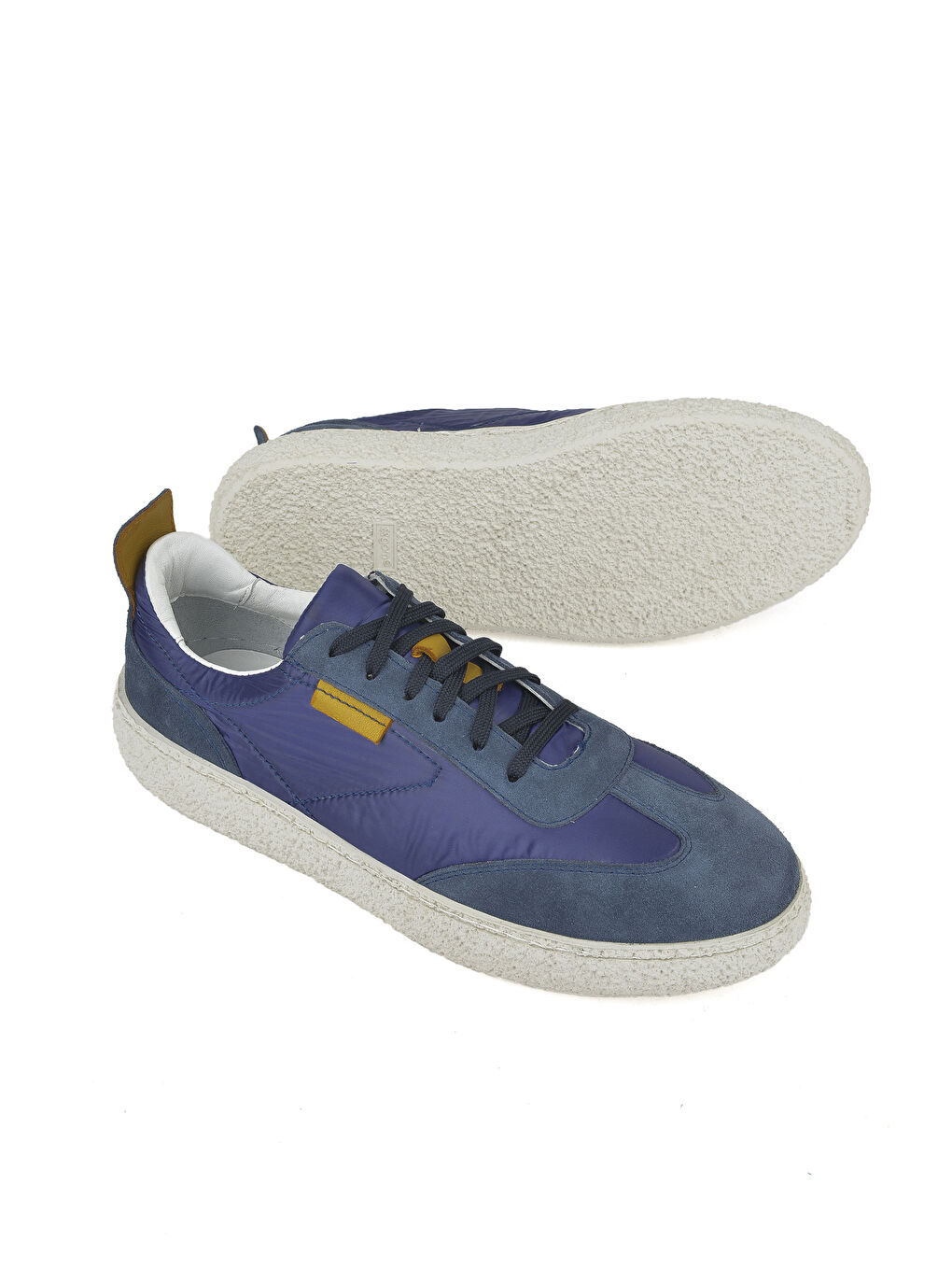 Erkek Hakiki Deri Sneaker 1431026Z219 Mavi-4