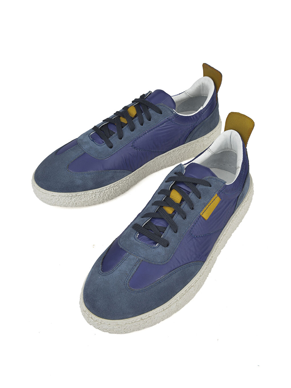 Erkek Hakiki Deri Sneaker 1431026Z219 Mavi-5