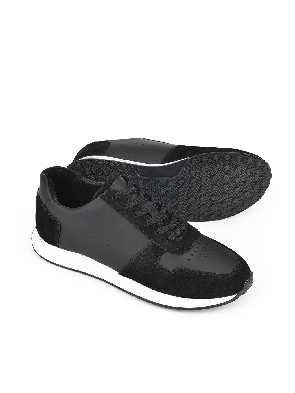 Ziya Ayakkabı Erkek Hakiki Deri Sneaker 143423Z93 Siyah - 3
