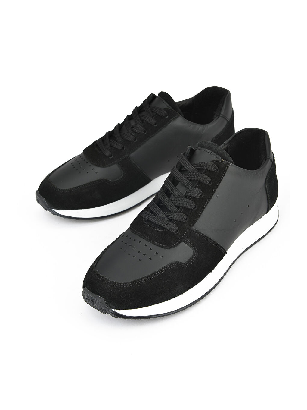 Ziya Ayakkabı Erkek Hakiki Deri Sneaker 143423Z93 Siyah - 4